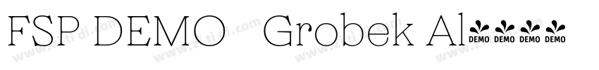 FSP DEMO   Grobek Al字体转换